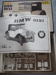 Heller 700 1/24 BMW DIXI Model Kit Vintage Complete