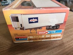 MONOGRAM 1/32 SCALE FRUEHAUF 40’ REEFER NEW INSIDE CIRCA 1980! Sealed Vintage