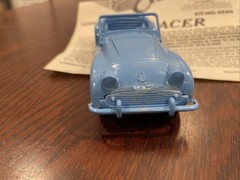 The Lindberg Line~TR3 Racer~Kit No 6240:75~Blue-Rubber Band Powered