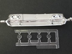 1966 Malibu FRONT BUMPER GRILL HEADLIGHTS from Revell Monogram 1:24 Model Kit 66