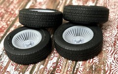 1/24 Scale: 15-inch “1979 Camaro Turbine” Resin model car wheels/tires, 1/25