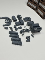 3D Printed CHEVY BLOWN BIG BLOCK ENGINE ASSEMBLY 1/24th – 1/10th MADE IN USA