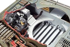 Tamiya German Army Heavy Tank Tiger I, Plastic Display Model 1/25 Scale [30611]