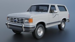 ABS-LIKE RESIN 3D PRINTED 1/25 1987 FORD BRONCO FULL KIT
