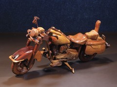 Classic Cruiser Motorcycle with High Back Seat – Gifts for Motorbike Lovers