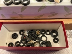 Model Car Lot Of 100 + Rubber / plastic Tires 1:24 and 1:25