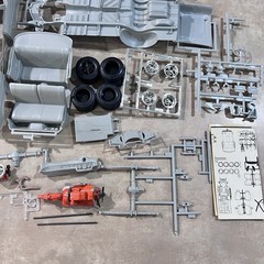 A1C 1957 Chevrolet Bel Air Hardtop Big 1/16 Model Kit AMT T841