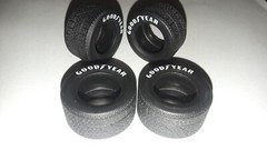 1/25 scale Model car parts MPC pad printed dirt track tires