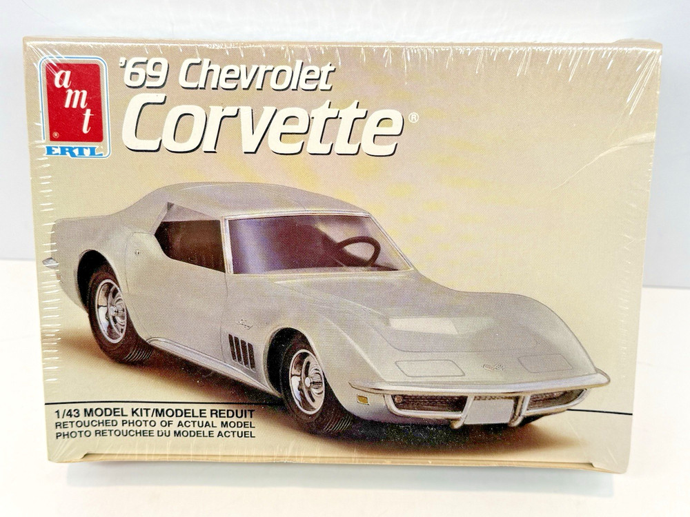 AMT ERTL ’69 Chevrolet Corvette Stingray 1:43 #6903 1989 FACTORY SEALED
