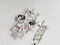 1933 Willys GASSER REAR AXLE / DIFFERENTIAL / DRIVESHAFT from AMT 1:25 Model Kit