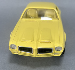 1973 Pontiac Firebird Formula 400 Yellow Dealer Promo Model Car