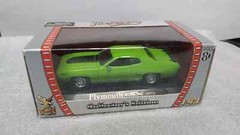 Plymouth GTX (1971) Green Diecast Metal With Plastic Parts By Yat Ming