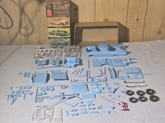 RARE ORG 1/25 AMT ’59 EL CAMINO CUSTOMIZING KIT STEERABLE WHEELS COMPLETE 60s