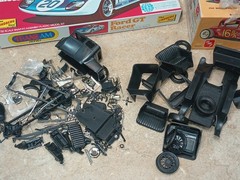 Vintage 60’s 70’s MODEL KIT Junkyard Graveyard Car Parts Boxes LOT Huge 750+