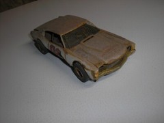 1/24 Custom RUSTY WEATHERED 1970’s Chevy Chevelle Race Car for Junkyard diorama