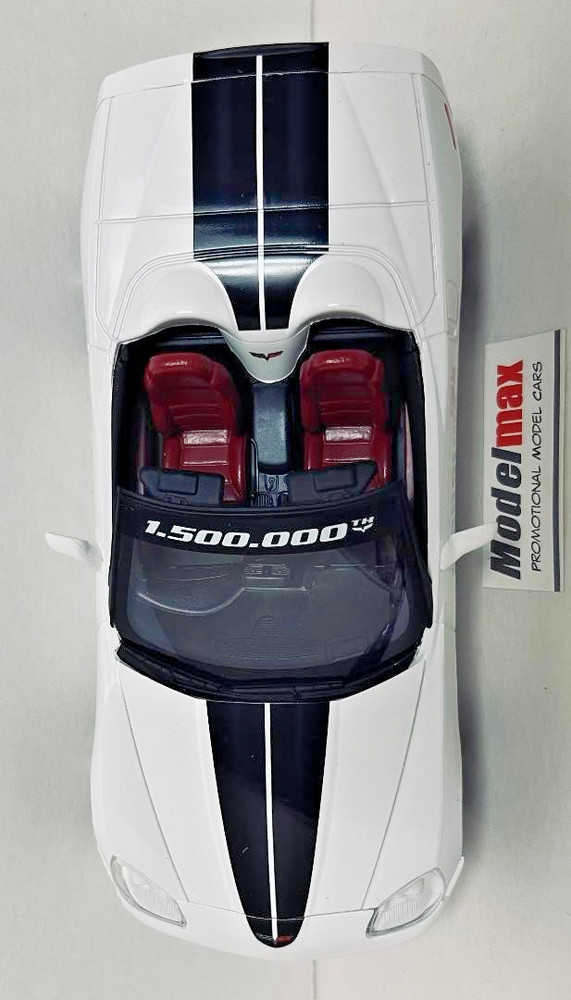 New Original 2009 Corvette C6 1.5 Millionth Convertible Promo Model MODELMAX