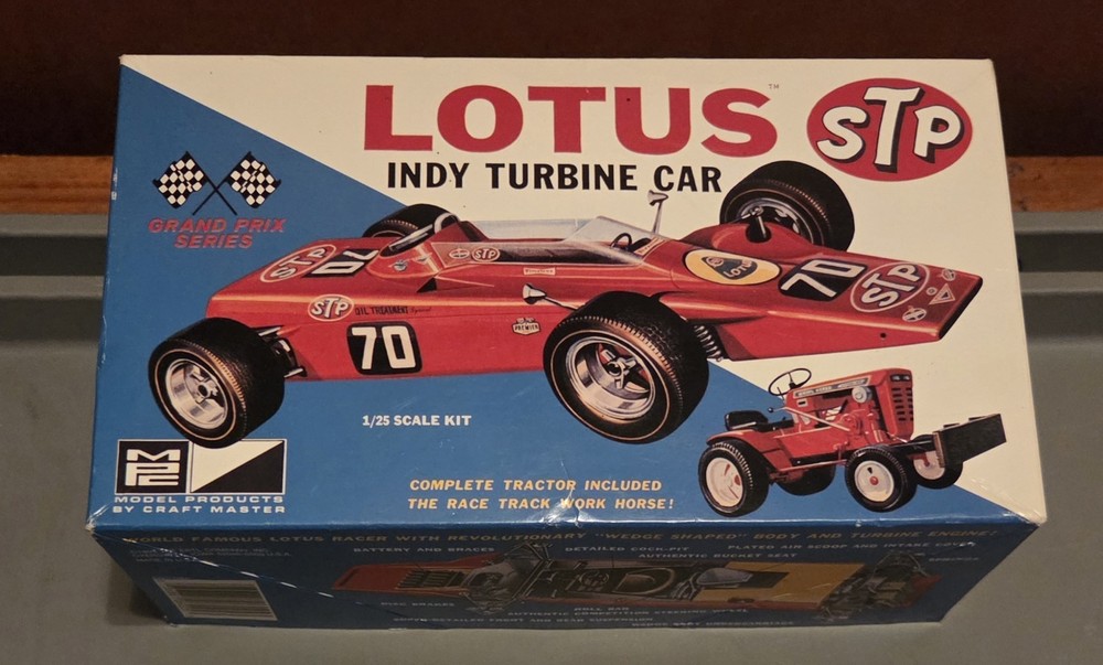 LOTUS STP INDY TURBINE CAR BUYER’S CHOICE 1/25 MPC / ERTL 1995 OPEN BOX