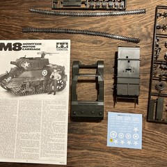 For Parts Only: Tamiya 1/35 Scale M8 Howitzer Motor Carriage – Open Box