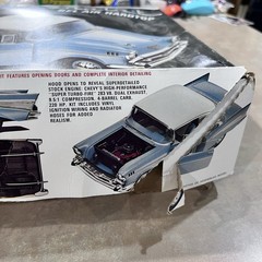 A1C 1957 Chevrolet Bel Air Hardtop Big 1/16 Model Kit AMT T841