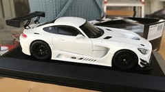 1/43 MINICHAMPS Mercedes AMG GT3, met.white , 1/402 PCs ,2017 mint+++!