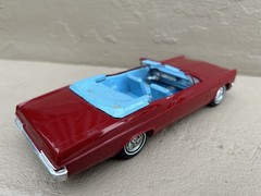 1966 Chevy Impala SS Convertible Dealer Promo Model Car Regal Red Read!