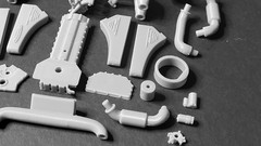 PAGANI ZONDA F – ENGINE MERCEDES AMG / 8 12 18 24 Tamiya Revell Monogram AMT IXO