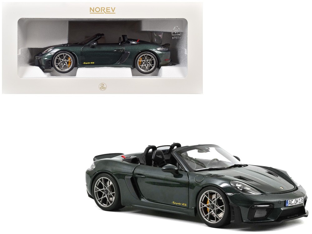 Norev 187272 1/18 2023 Porsche 718 Spyder RS Weissach Pack Forest