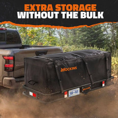 16 Cu Ft. Waterproof Hitch Cargo Carrier Bag (58 In. X 20 In. X 24 In.) with 3-B