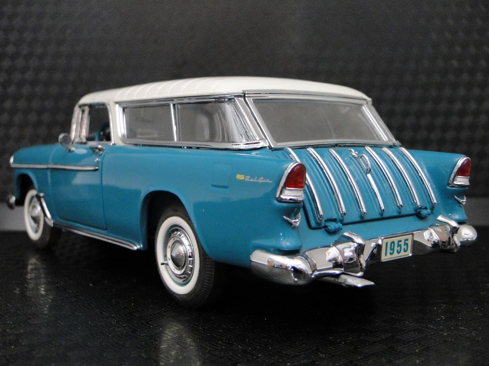 55 Chevy Pickup Truck Race Car Built Metal Model Vintage Classic57Promo1957Nomad