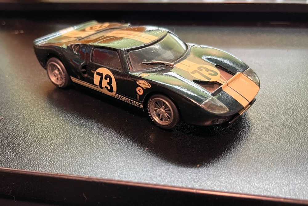 Grand Pix Models 1/43, Ford GT40, 1965 Daytona Winner ,White Metal , Built
