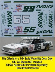 NASCAR DECAL #55 SKOAL 1983 BUICK REGAL BENNY PARSONS 1/24 POWERSLIDE #441