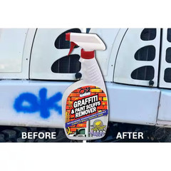 32Oz Graffiti, Paint Scuff, Overspray Remover-For Cleaning Acrylic and Enamel Pa