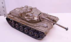 MONOGRAM BIG PAT M48A2 PATTON TANK WWII MILITARY MODEL 1:43 KIT BUILT UP