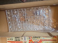 RARE 1986 Revell 1/16 Hot Rod Army Rear Engine Dragster Funny Car Model Kit 7464