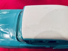VTG 1958 FORD EDSEL DEALER FRICTION TOY PROMOTION CAR MODEL, TWO TONED METAL