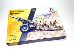 ITALERI Military Model 1/35 M1 155mm Howitzer Contains 6 Figures 6581 T6581