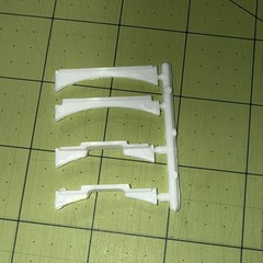 AMT/ERTL 1/25 Fruehauf Tanker Trailer Parts Kit Bash Frame Crossmembers 2