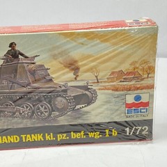 German Command Tank Model Kit Pz.Bef.Wg. I b 1/72 8041 Sealed Vintage ESCI Italy