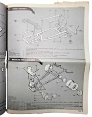 Revell 1951 Henry J Drag Coupe Model Car Kit Instruction Sheet only!