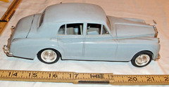 HUBLEY ROLLS ROYCE SILVER CLOUD 4 DR. HARD TOP PROMO CAR MODEL 1:25 IN GRAY