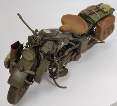1/35 U.S. Army Motorcycles – Harley-Davidson WL Italeri 322 Plastic Model kit