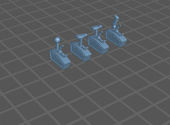 1/25 1/24 Scale 3D Resin Automatic Racing Shifter Pack