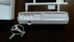 1978 Ford F150 4×4 1/25 Pick Up Truck interior tub bench seat dash steering
