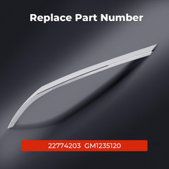 Hood Molding Trim Moulding Chrome Compatible with 2010-2016 SRX 22774203 GM12351
