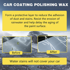 Titanium Ceramic Wax Cream for Cars,Advanced Car Coating & Polishing Wax,Strong