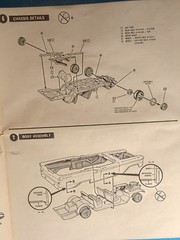 59 FORD GALAXIE SKYLINER SUSPENSION PARTS – REVELL 7162 MODEL CAR KIT PARTS LOT