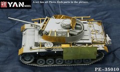 Yan Model PE35010 1/35 Pz.Kpfw.III Ausf.M Detail Up Set for Takom 8002