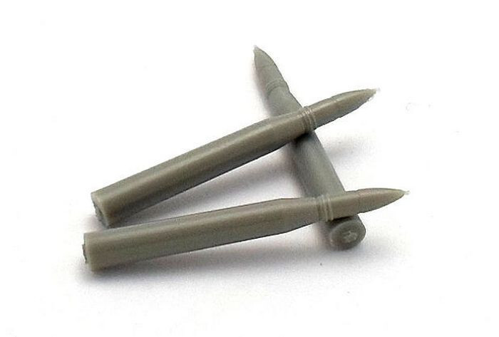 135 Round for 8,8cm Guns Kw.K.43/Pa. K43, 6 pcs Zebrano ZA35232 RESIN Model Kit