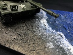 1/35 Scale Military Diorama Base Terrain Display Model Soldiers Figures Diecast