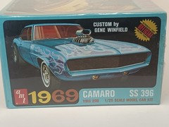 Vintage 1968 ANNUAL ISSUE AMT 1969 CAMARO SS 396 Y913 | 1/25 Model Nice Sealed